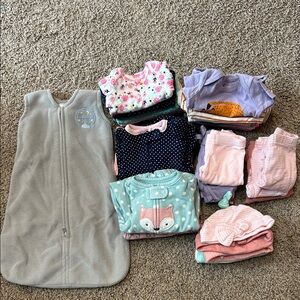Lot of premie girl clothes